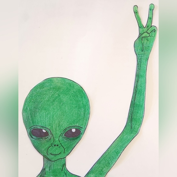 Custom Order @twicebutnice333 Peace Alien Cards 50 Pack - Picture 5 of 5